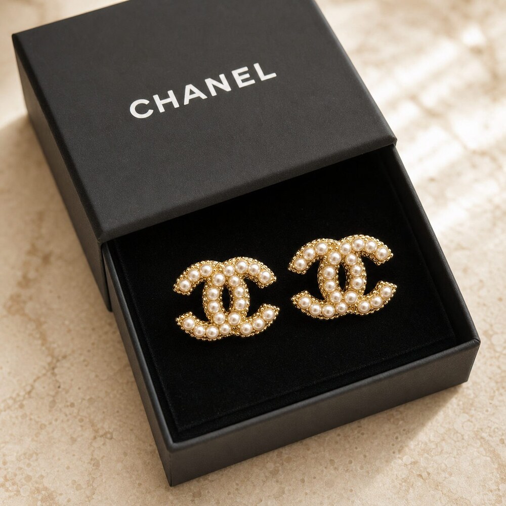 CHANEL Classic Parisian Earrings Style 4 | New with Box - Picture 3 of 9